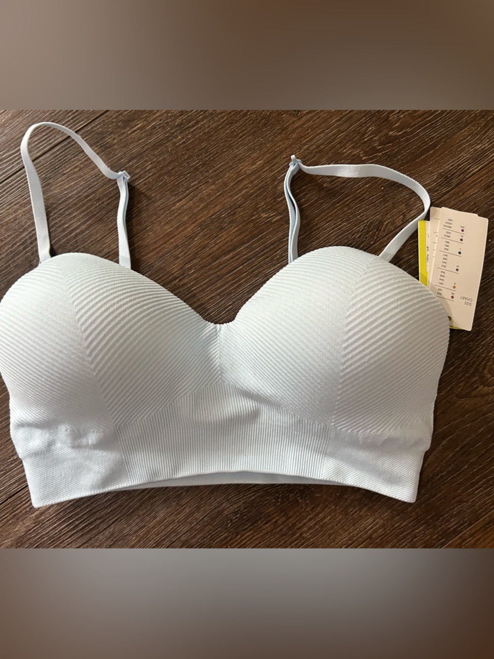 all in motion Light Blue Seamless Padded Bralette